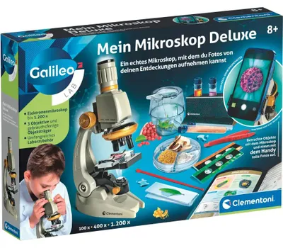 Obrázek produktu pro Clementoni Můj mikroskop Deluxe 59349