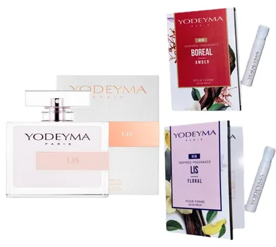 Productafbeelding van Yodeyma Lis eau de parfum voor dames 100 ml + 2 proefmonsters, AI-gegenereerde afbeelding