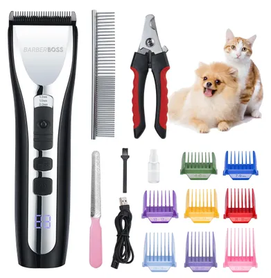 Produktbild von BarberBoss Hundeschneider Professional für dickes Haar, Hundepflege-Set, kabello