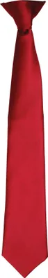 Image de Cravate homme Premier en satin à clipser RW4407 (taille unique) (Bourgogne)