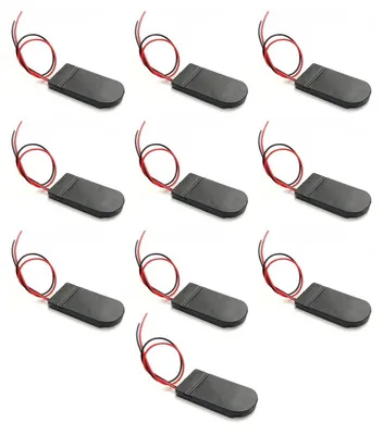 Immagine prodotto di 10 batterie a bottone CR2032/LIR2032 in confezione con interruttore on/off