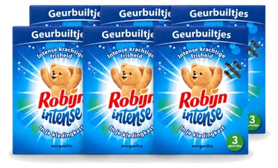 Produktbild von 6 x Robijn Intense Duftbeutel - Frische - Vorteilspackung - 6 Stücke