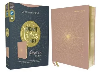 Produktbild von Niv, Radiant Virtues Bible: A Beautiful Word Collection, Cloth Over Board, Pink, Red Letter, Comfort Print