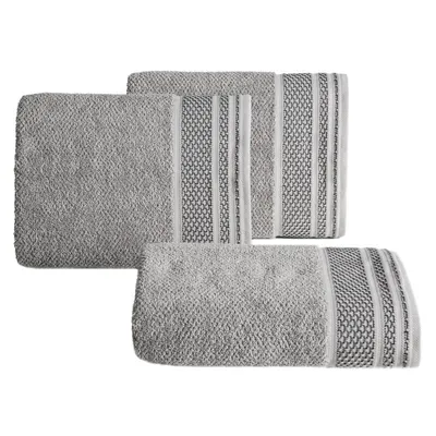 Zdjęcie produktu dla Eurofirany 424732, 70 x 140 cm, Bawełna, Poliester, Srebrny, 1 szt.