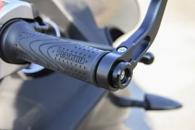 Produktbild von Lenkerendstück LSL Ø 25,4mm Lenkerendenspiegel silber für Vespa GTS Super, Piaggio MP3 LT GTV Aprilia Shiver 125 - 900 ccm