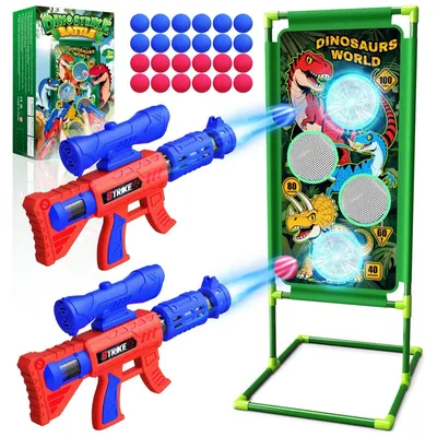 Produktbild von Spielzeug ab 3-12 Jahre Junge Dinosaurier Schießspielzeug Geschenk Dinosaurier Spielzeug Dino Outdoor Spiele für Kinder Schießspiele für Kinder 2 Pcs