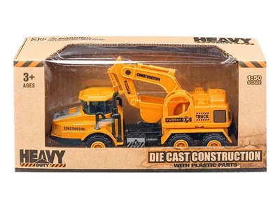 Produktbild von Koparka metalowa 1:50 wytrzymała zabawka Daffi dla chłopców