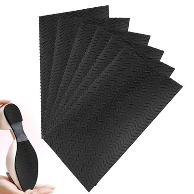 Zdjęcie produktu dla Podeszwy gumowe do butów - Samoprzylepne - Antypoślizgowe - 6 sztuk - 15 x 10 cm