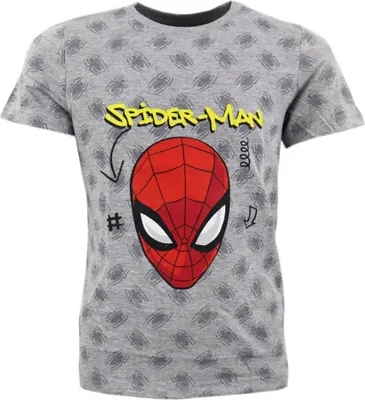 Produktbild von Marvel Spiderman T-Shirt Kurzarm Kinder Jungen Shirt – Grau / 104