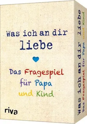 Produktbild von Was ich an dir liebe - Das Fragespiel für Papa und Kind
