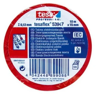 Produktbild von Tesa Isolierband 53988 Rot PVC 20m 19mm