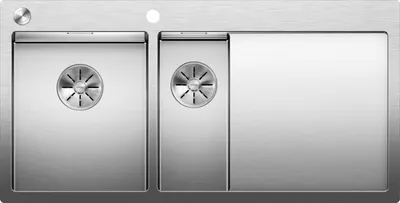 Produktbild von BLANCO CLARON 6 S-IF, Schrankwaschbecken, Edelstahl, Edelstahl, Rechts, 60 cm, Deutschland
