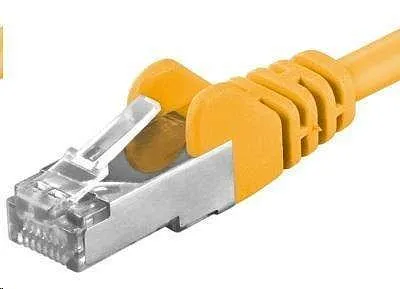 Immagine prodotto di Cavo patch PREMIUMCORD CAT6a S-FTP, RJ45-RJ45, AWG 26/7 0,5 m giallo (sp6asftp005Y)
