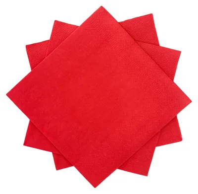 Produktbild von Rote Papierservietten 33x33 cm, 20 Stück, elegant, MonoNord DUKA