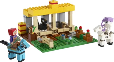 Produktbild von LEGO 21171 Minecraft Der Pferdestall Bauernhof - 241 Teile