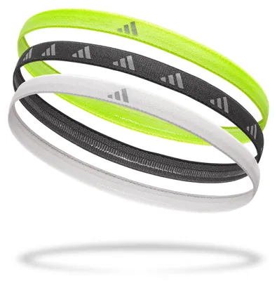 Produktbild von Adidas Hairbands - Lucid Lemon, White, Silver Reflective
