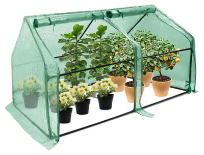 Obrázek produktu pro Skleník Tuinserre, rozměry 180x90x90 cm, s dveřmi, určený pro rostliny