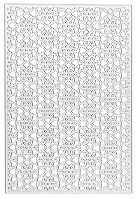 Stanzschablone Hintergrund 2, 9,4 x 14,4 cm, für Stanzmaschinen