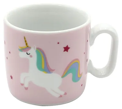 Kinderbecher mit Henkel, Einhorn, Porzellan, 150 ml