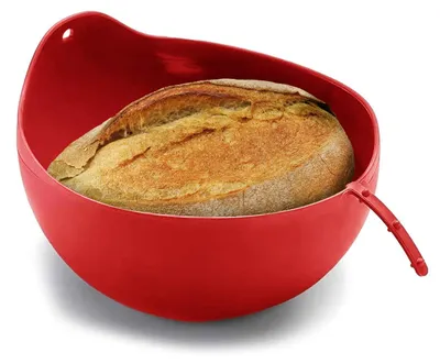 Silikon-Universalschüssel 24 cm, rot, 3-in-1, hitzebeständig bis 230 °C