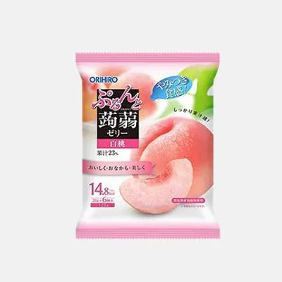 Produktbild von Orihiro | Purunto Konjac Gelée Pfirsich - 120g - Fruchtgeschmack - Gelierend - Zuckerfrei