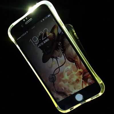 Produktbild von Handy Hülle LED Licht bei Anruf für Handy Samsung Galaxy J7 2016 Transparent