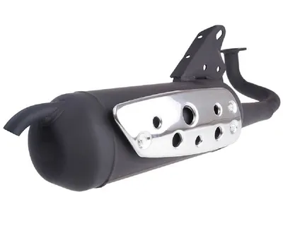 Produktbild von Auspuff TECNIGAS Silent Pro Black Edition für CPI Hussar Oliver Popcorn KEEWAY