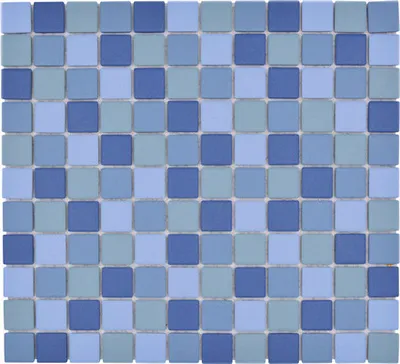 Produktbild von Keramikmosaik JT 251 30,2x33 cm mix blau