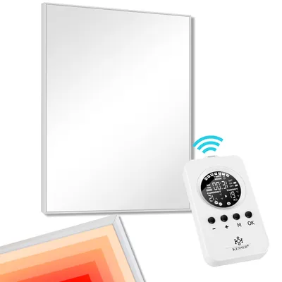 Produktbild von KESSER® Infrarotheizung Mit Thermostat Infrarot Wandheizung Elektroheizung IP44