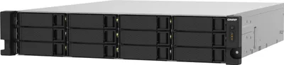 Produktbild von QNAP TS-1232PXU-RP - NAS-Server - 12 Schächte - Rack - einbaufähig - SATA 6Gb/s - RAID RAID 0, 1, 5, 6, 10, 50, JBOD, 60 - RAM 4 GB - Gigabit Ethernet / 2.5 Gigabit Ethernet / 10 Gigabit Ethernet - iSCSI Support - 2U