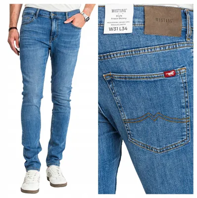 Immagine prodotto di MUSTANG | Frisco Skinny | Jeans da uomo, vestibilità stretta, L32 L32