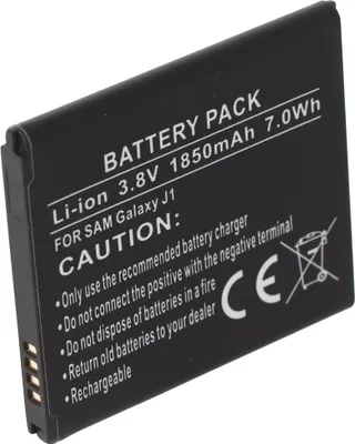 Produktbild von AccuCell Akku passend für den Samsung Galaxy J1 Akku EB-BJ100CBE Akku EB-BJ100CBZ