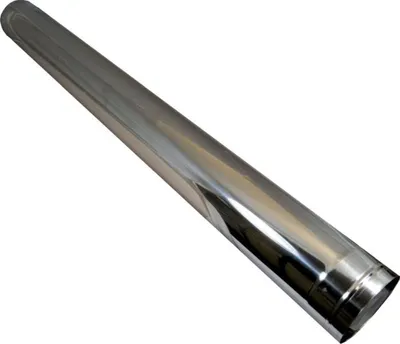 Produktbild von Wolf Abgasrohr DN80/125 konzentrisch 2000 mm, aus Edelstahl/PP