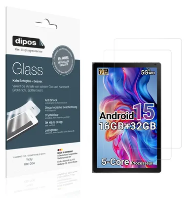 Image de 2x Protection ecrán pour Yicty KB1004 Verre souple Film Protecteur 9H dipos