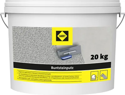 Produktbild von SAKRET Buntsteinputz grau-bunt 20 kg