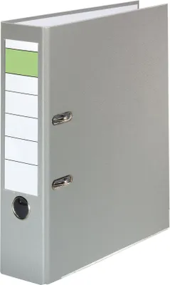 Produktbild von Ordner 10077949 DIN A4 80mm PP grau
