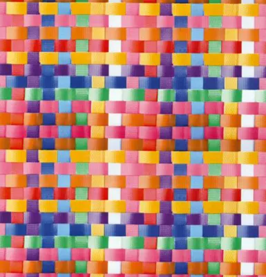 Produktbild von Klebefolie - Möbelfolie Rattan Design bunt -  45 cm x 200 cm