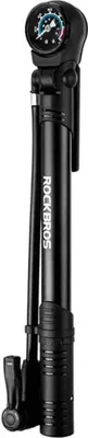 Image de Pompe à vélo Rockbros 42310006001 avec manomètre - Noir