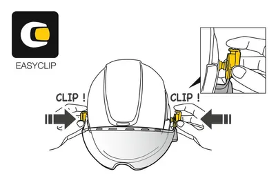 Image de Visière de protection Vizir PETZL - pour casque Vertex et Strato - A015AA00