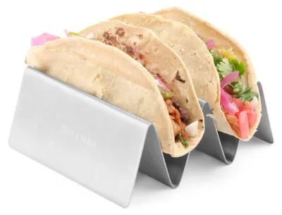 Image de HENDI Taco-Halter, 2 Fächer, 135x115x(H)50mm