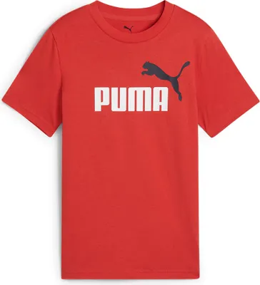 Produktbild von Puma Ess 2 Color Nº1 Logo Kurzarm-t-shirt Rot 9-10 Years Junge Rot 9-10 Years