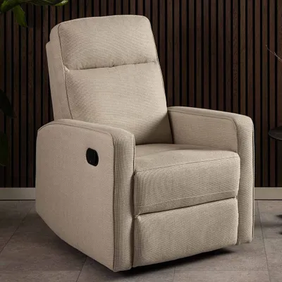 Image de Smuk Fauteuil relax Rhiannon Beige