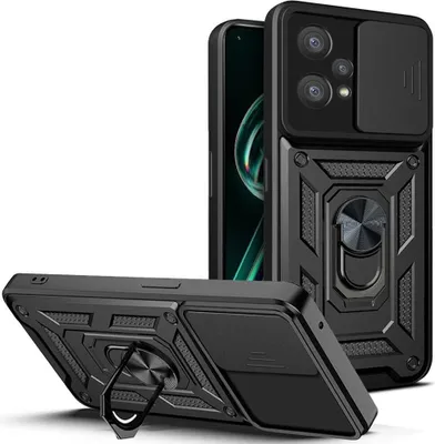 Produktbild von Hybrid Armor Camshield für Samsung M54 mit Kameraabdeckung - Schwarz
