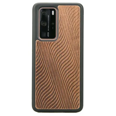 Produktbild von Holzhülle für Huawei P40 Pro, Bewood Merbauwellen