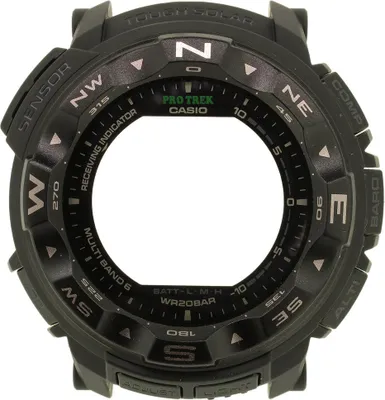 Produktbild von Casio Pro Trek Gehäuse schwarz CASE/CENTER ASSY Resin â–º PRW-2500-1AER