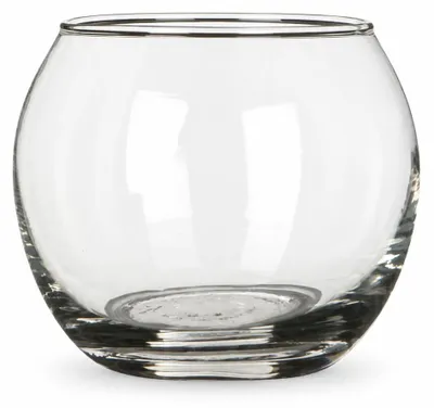 Kugelglas, Klar, Ø 8 cm, H 7 cm – Produktfoto auf weißem Hintergrund