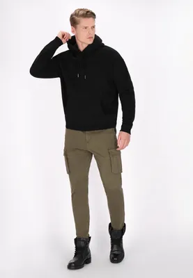 Immagine prodotto di Felpa con cappuccio da uomo SAPORTA - nera, taglia S