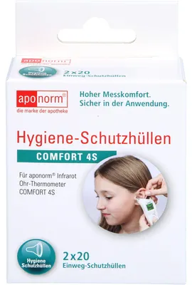 Produktbild von Aponorm Fieberthermometer Ohr Comfort Schutzhüllen, 40 St. Zubehör