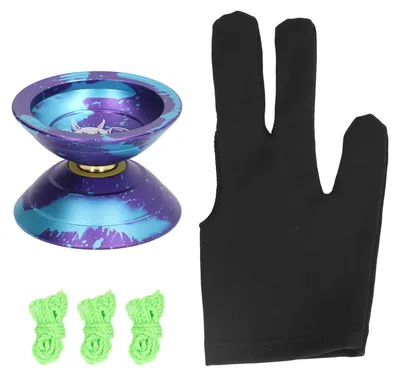 Obrázek produktu pro Yo-yo, 2 režimy otáčení, trik se šňůrkou, dekomprese, yo-yo s nehybnou kuličkou pro děti, fialové