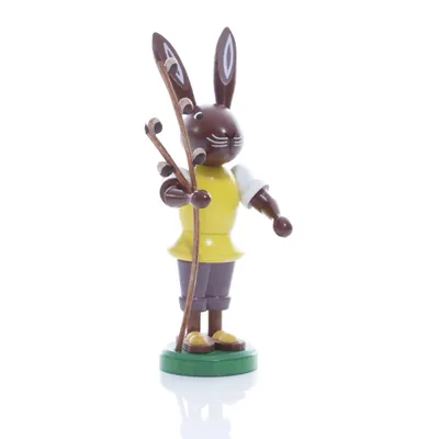 Produktbild von Osterfigur Hase mit Blume Höhe ca 9 cm NEU